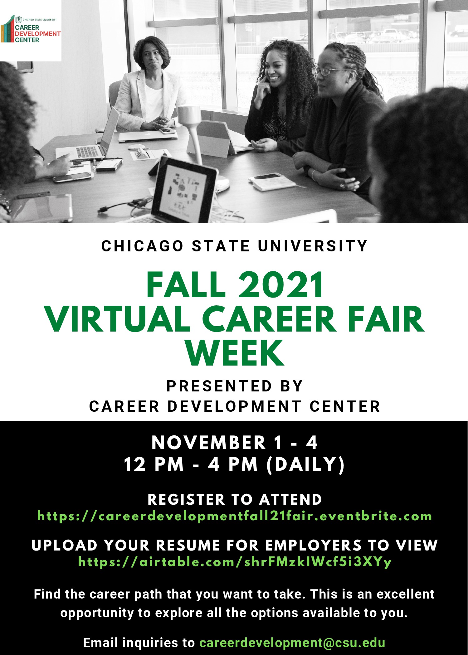 Fall 2021 Virtual Career Fair Week