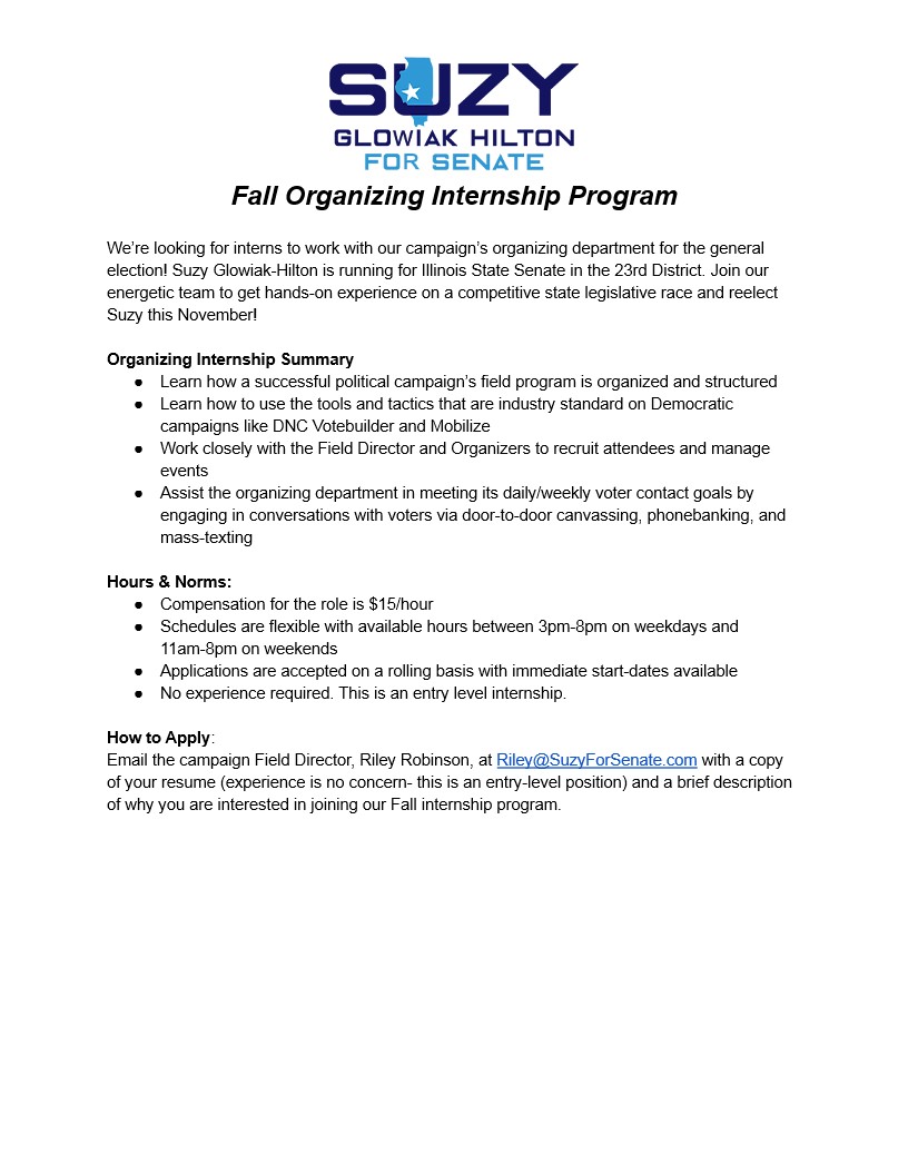 SGH Fall Internship Description