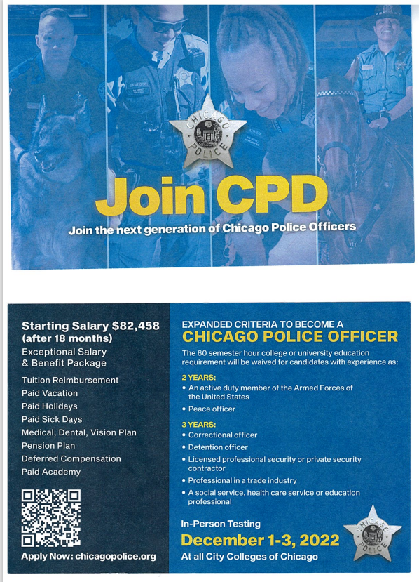 Chicago Police is hiring